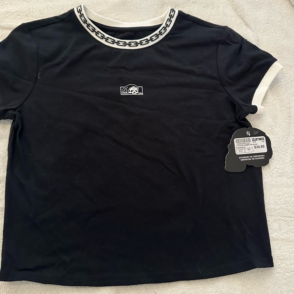 Black and White Graphic T-Shirt